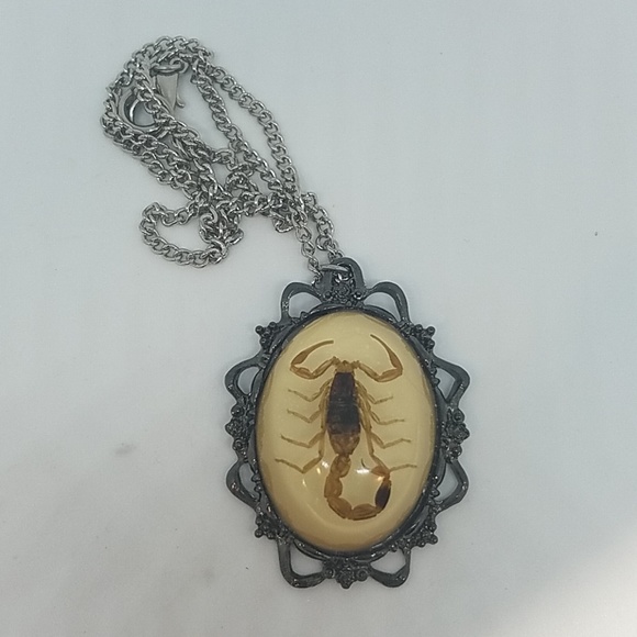 GASOLINE GLAMOUR Jewelry - White scorpion necklace new 🦂🦂🦂 GASOLINE GLAMOUR Jewelry - White scorpion necklace new 🦂🦂🦂